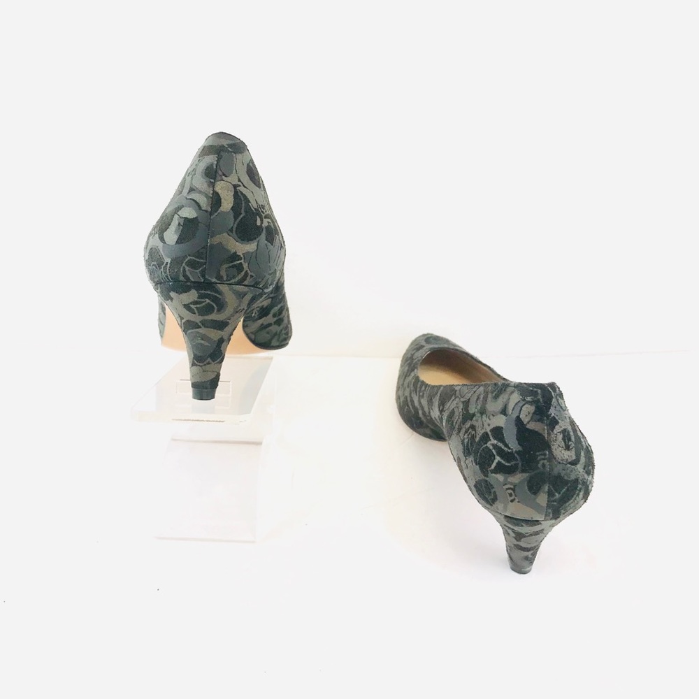 Vintage Court Shoes by AMALFI “SUSAN” Jacquard Heels HAND MADE IN ITALY 1960s - Picture 5 of 7
